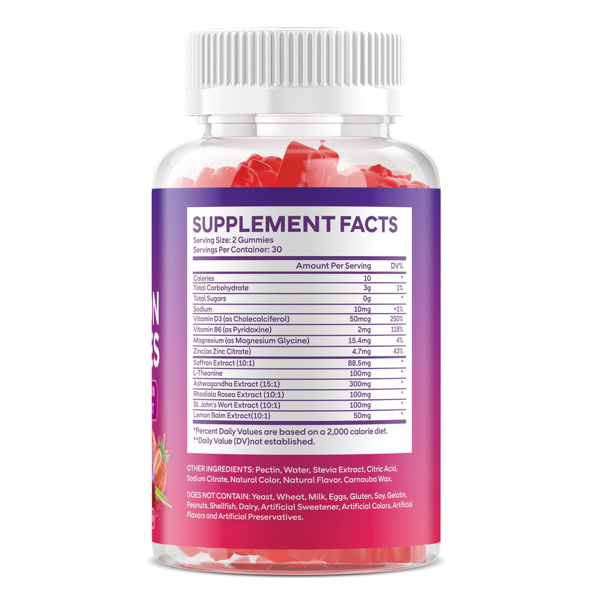 Strawberry Flavor 120 Count Gummies L791