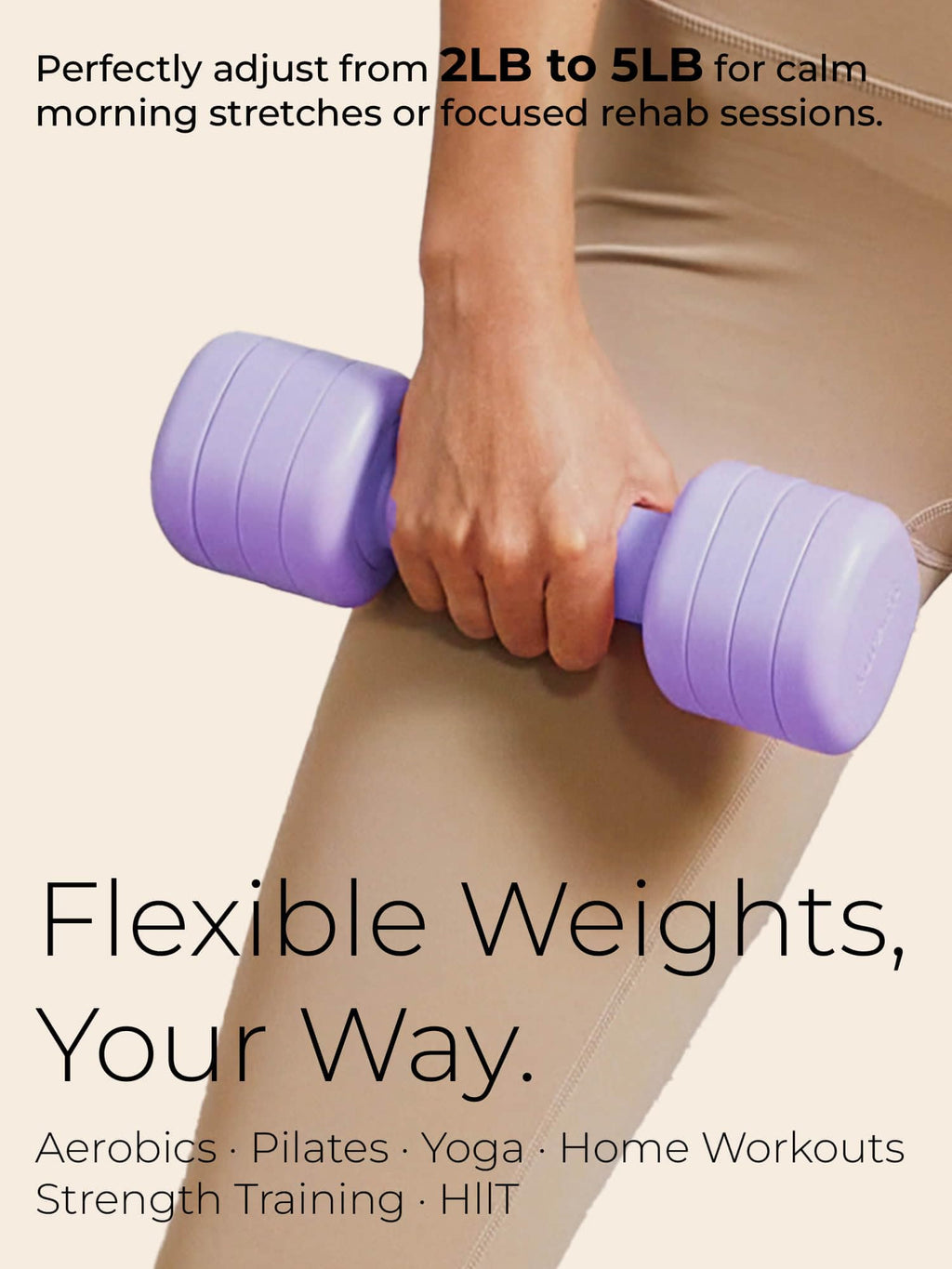 Adjustable Dumbbell Set 2LB 3LB 4LB 5LB P560