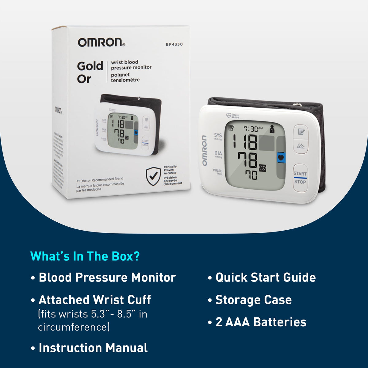 Wireless Wrist Blood Pressure Monitor V231471