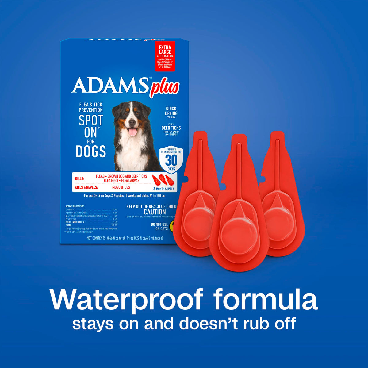 Flea & Tick Prevention Spot On 3 Pack K9750