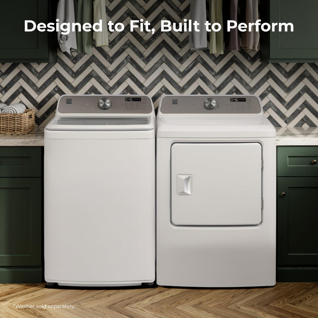 7.0 cu. ft. Front Load Electric Dryer - White J220