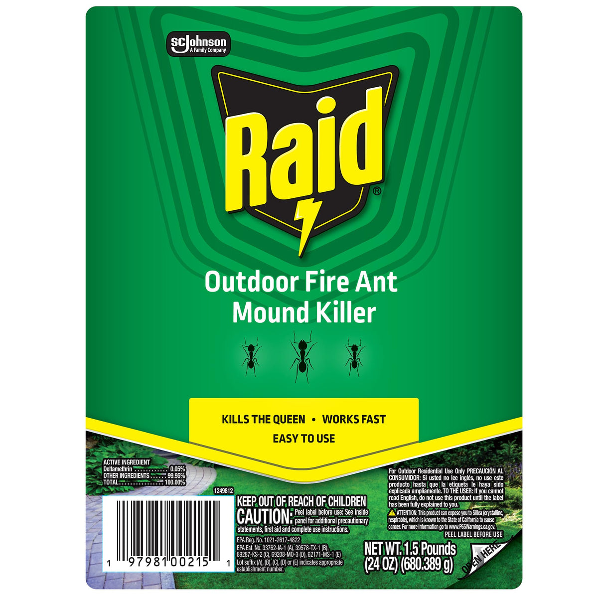 Outdoor Fire Ant Killer Dust 24 oz M218