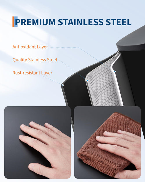 13.2 gal Slim Step Trash Can O2409