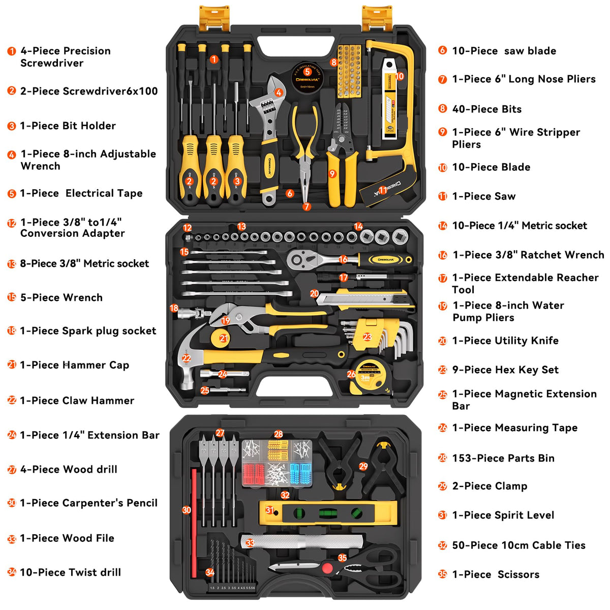 339 Piece Tool Set M463