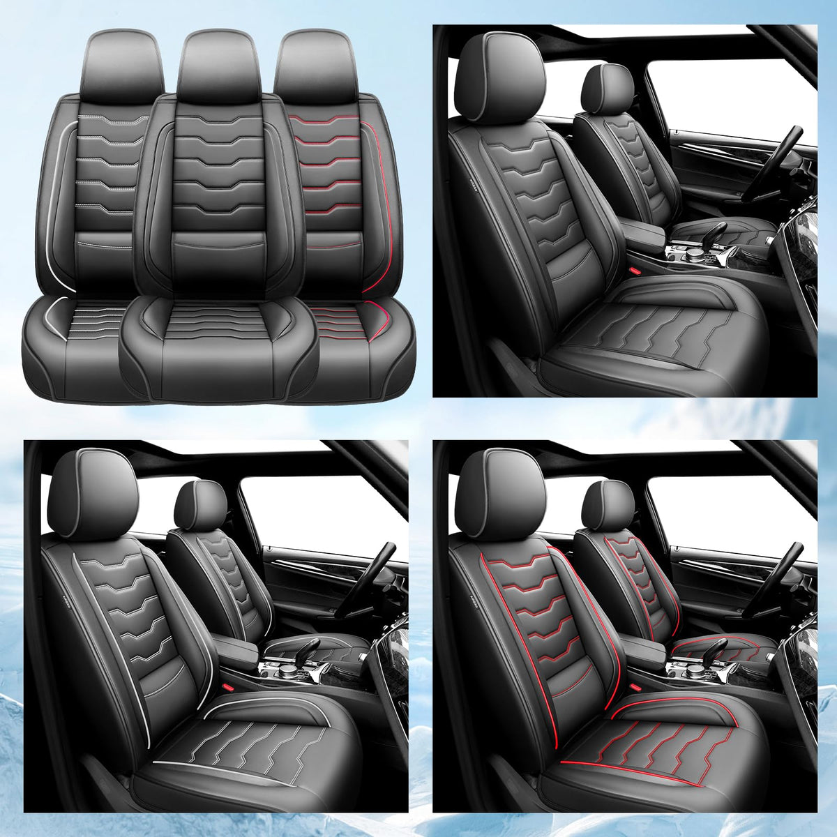 Black Car Seat Covers A1333