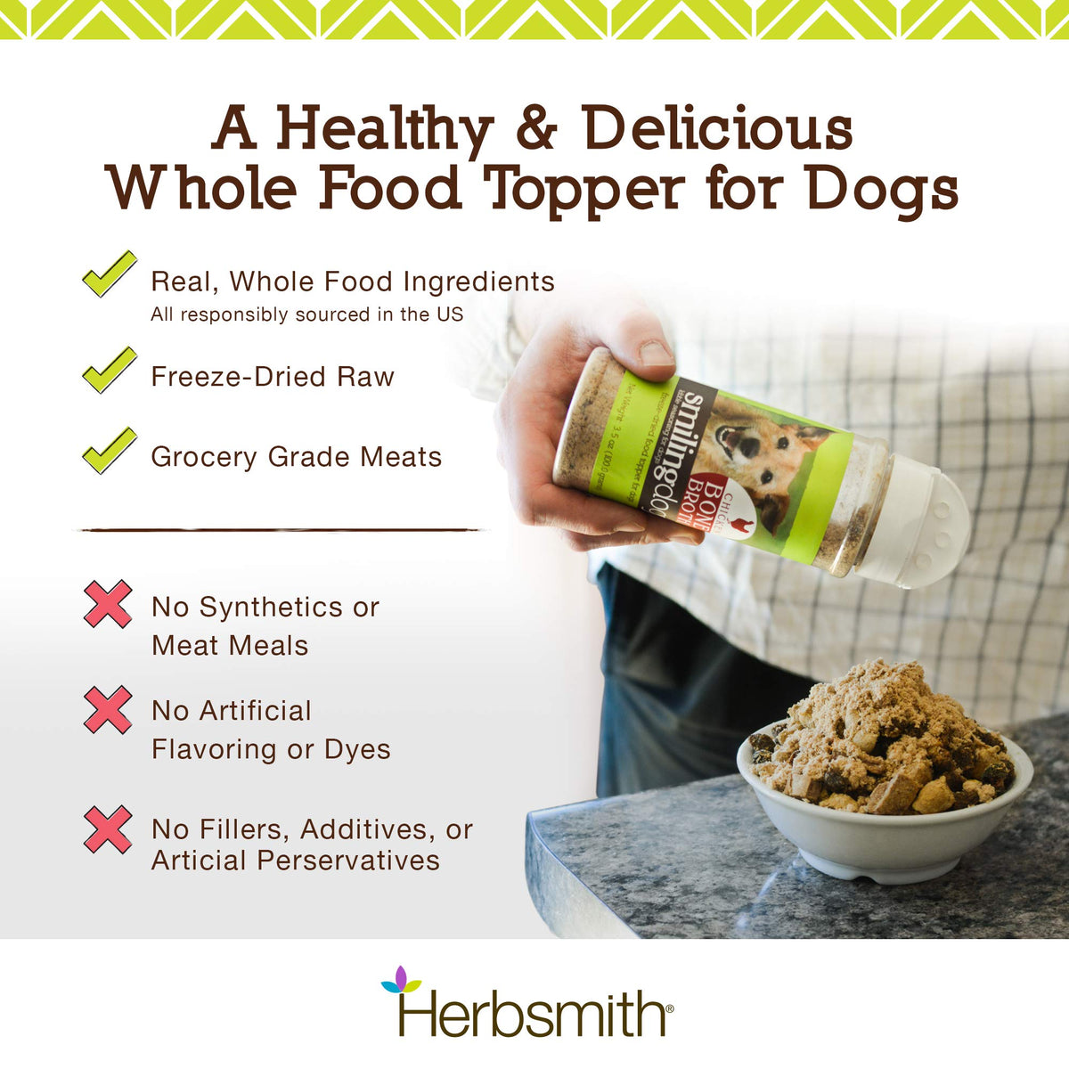 Freeze Dried Beef Bone Broth Powder for Dogs 3.35 oz H19355
