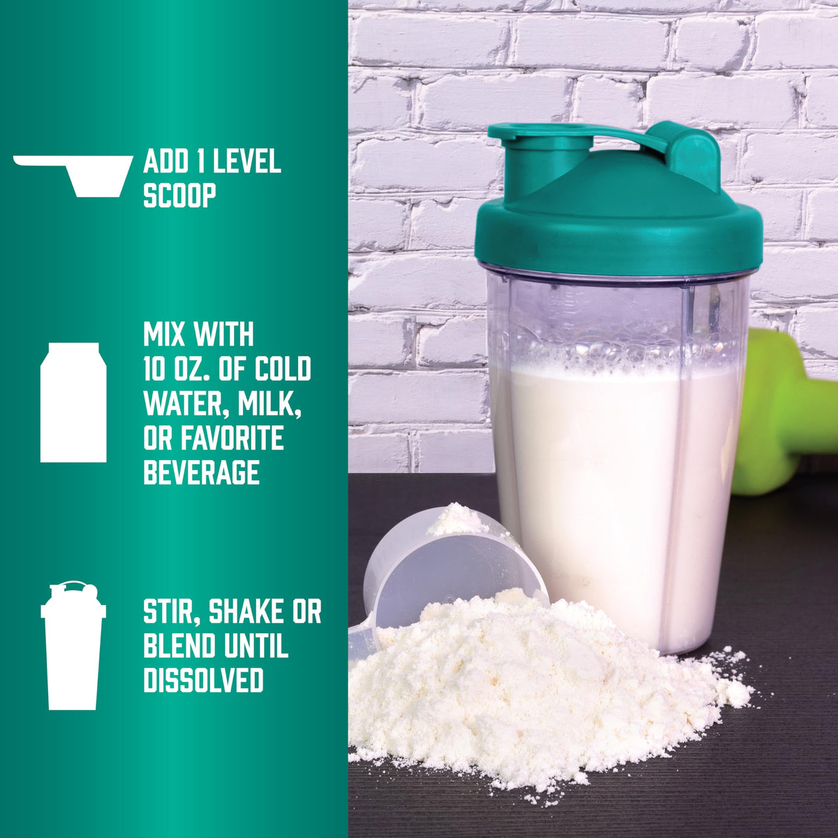 Pea Protein 25 g With BCAAs Vanilla Toffee 2 lbs J13197