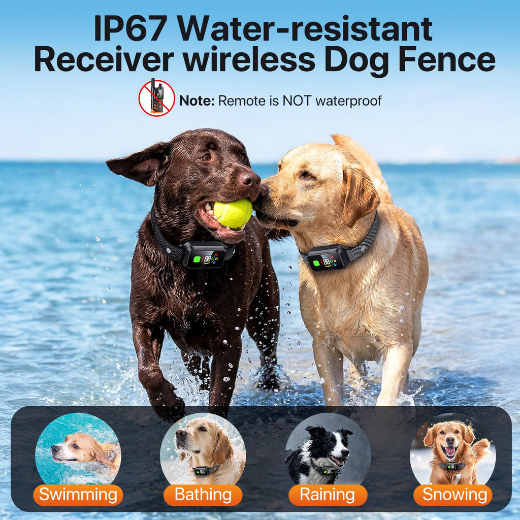 Wireless Dog Collar Fence System & Training Collar F280