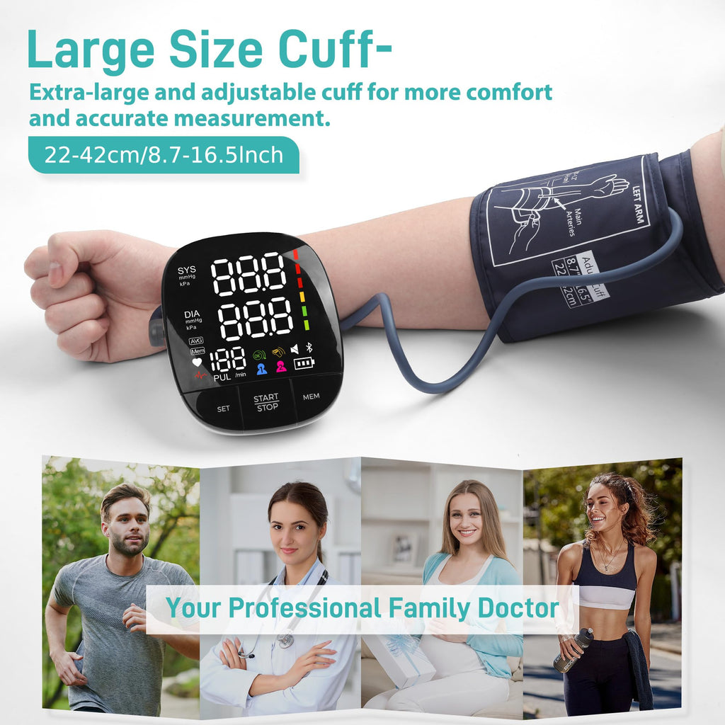 Automatic Upper Arm Blood Pressure Monitor with Large Cuff X4465