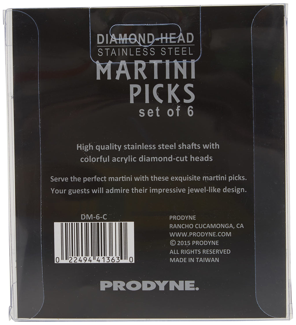 Multicolor Martini Picks Set of 6 G365947