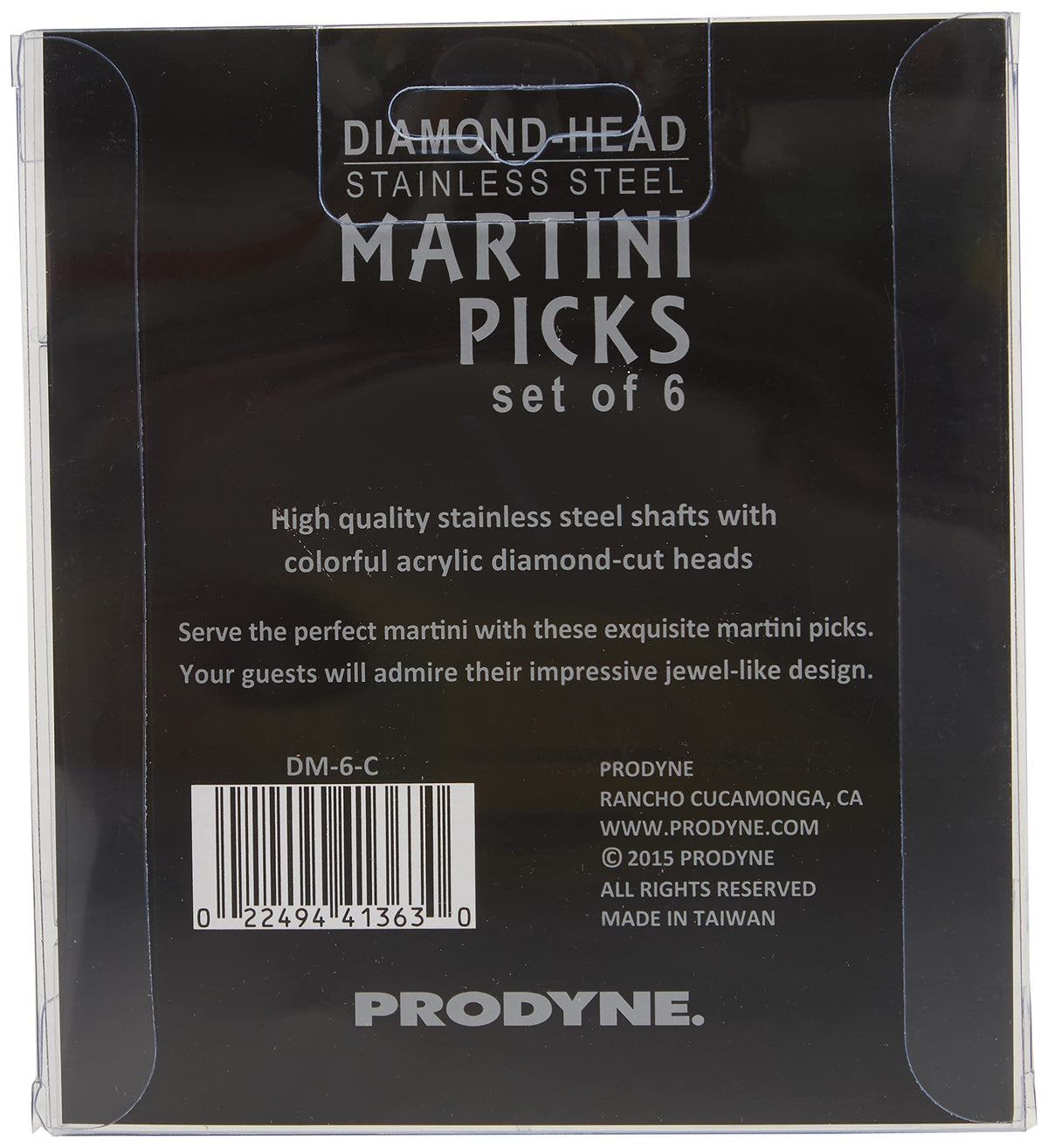 Multicolor Martini Picks Set of 6 G365947