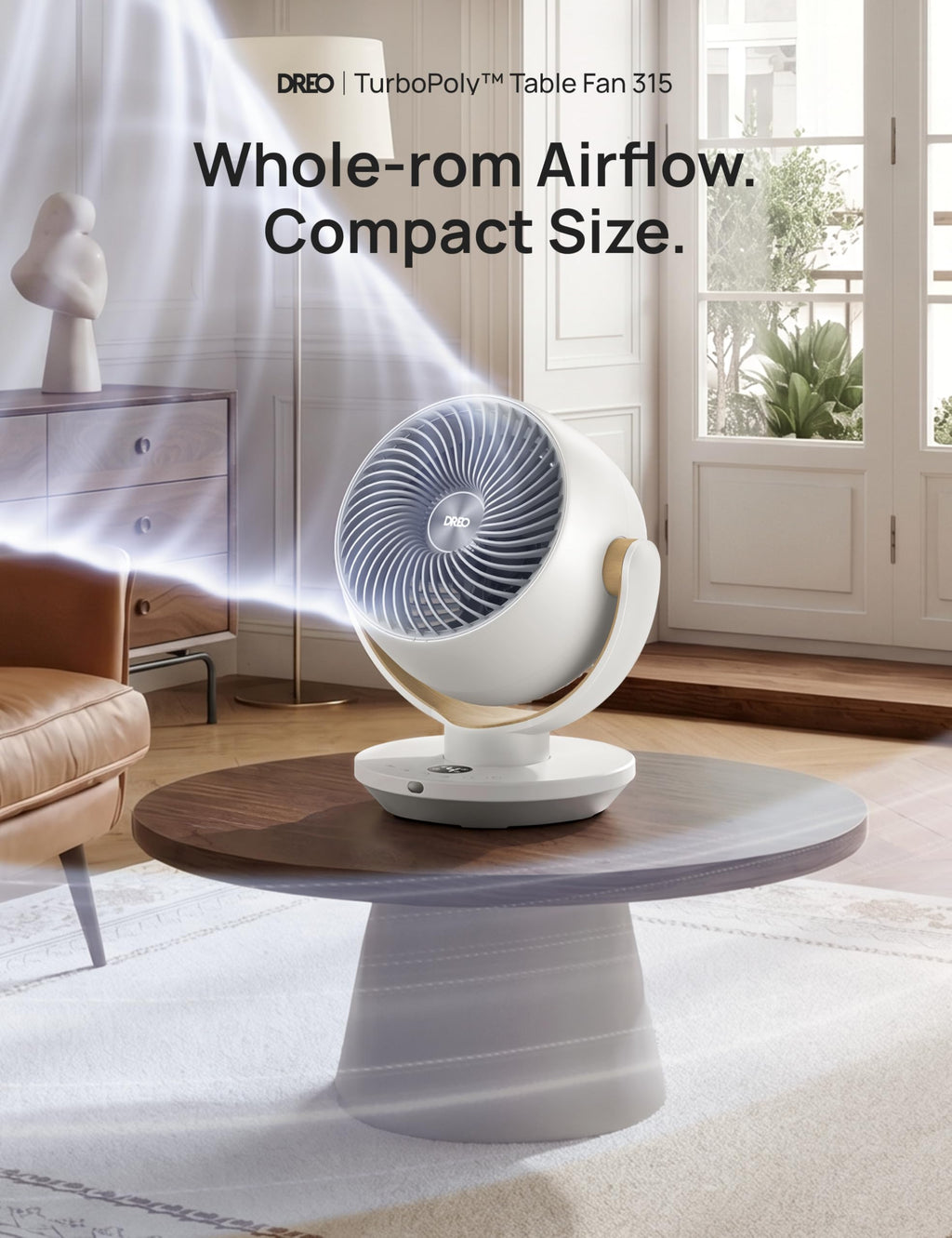 11 Inch Desk Air Circulator Fan with Remote M4481