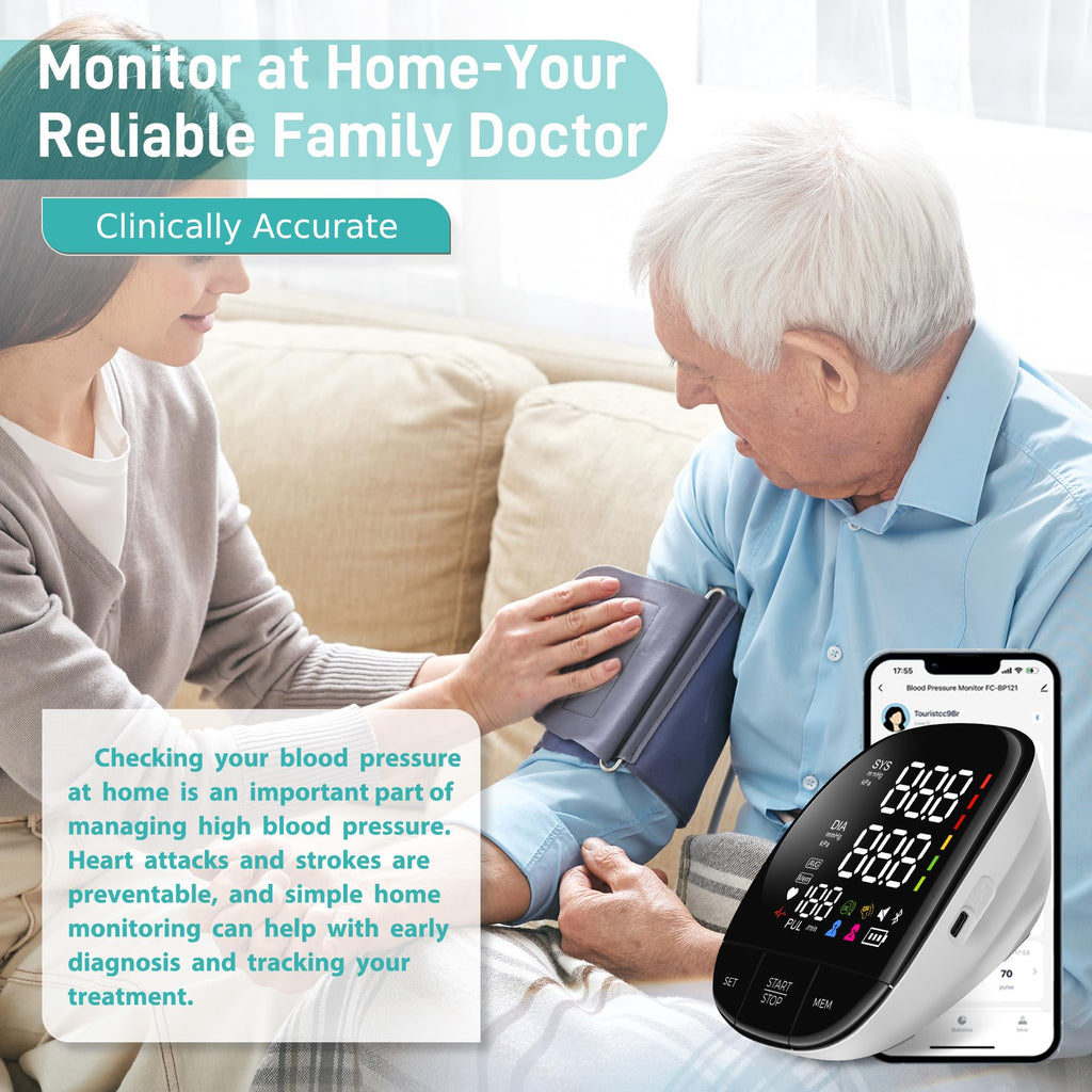 Automatic Upper Arm Blood Pressure Monitor with Large Cuff X4465