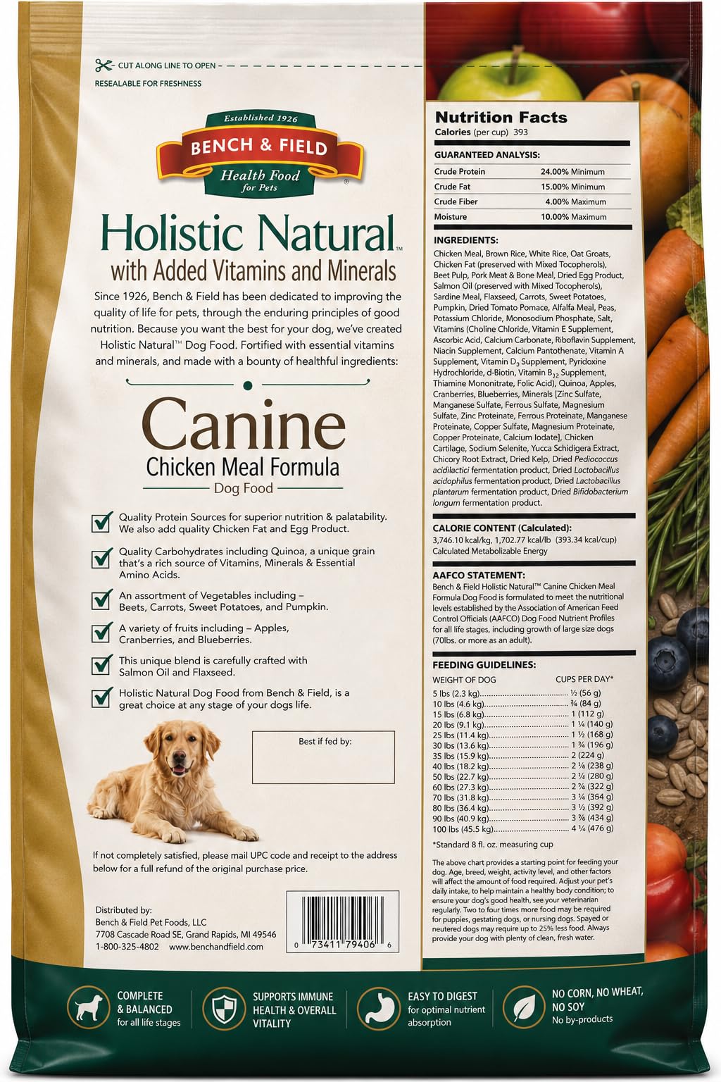 Chicken Meal & Brown Rice Dry Dog Food 6.6 lb G6200