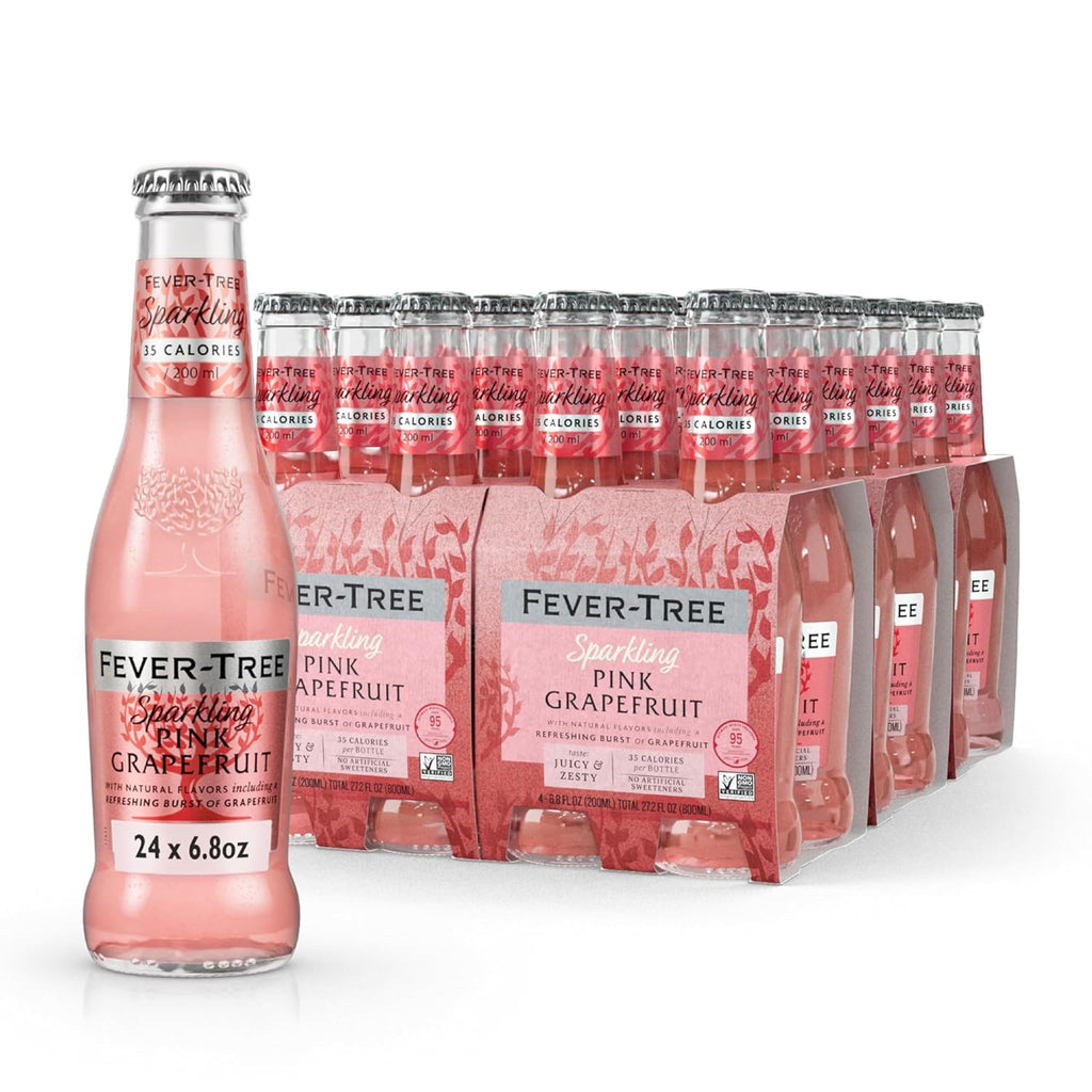 Sparkling Pink Grapefruit Soda Mixer, 24 Pack, 6.8 Fl Oz Bottles J35380