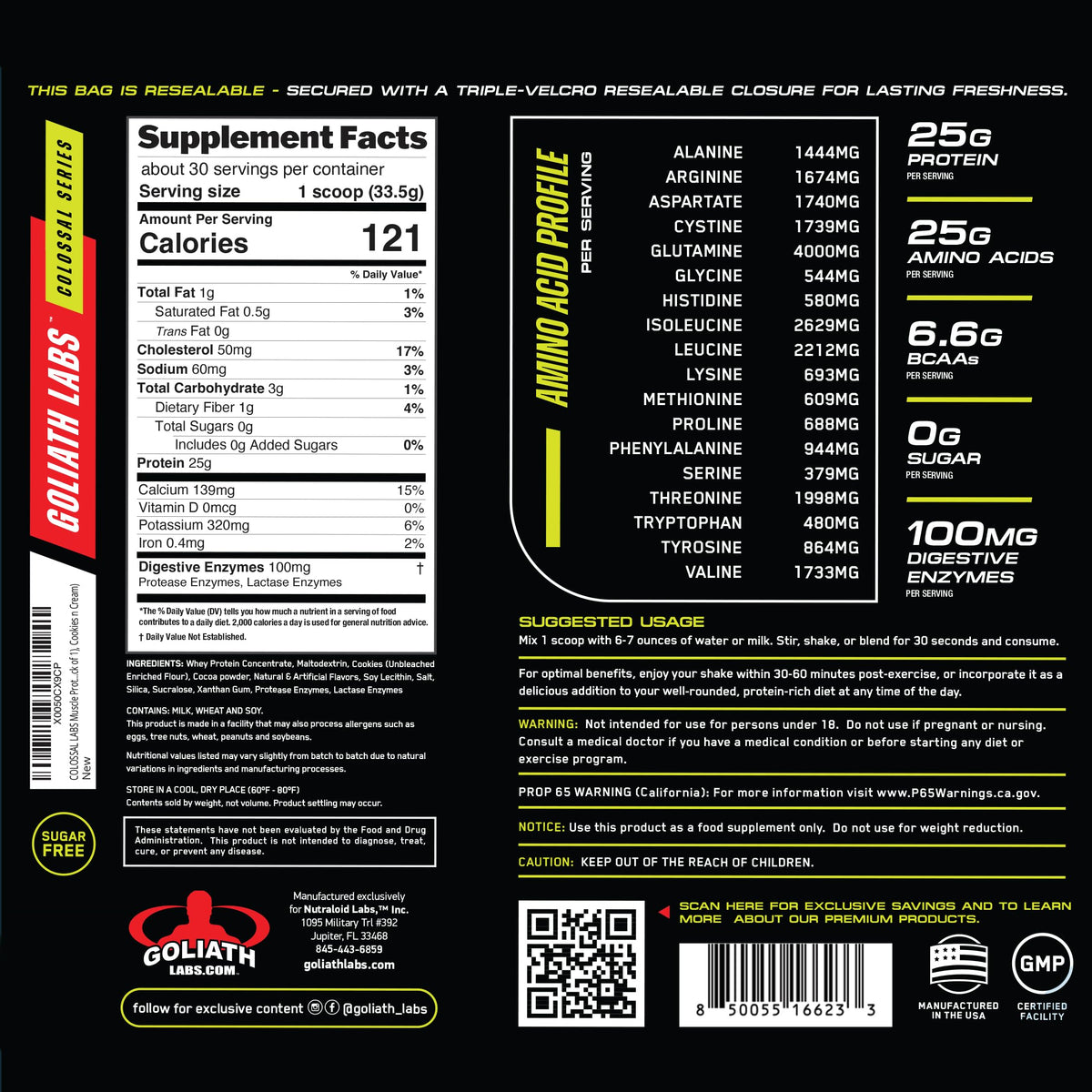 Whey Protein Powder Strawberry 5 lbs Z419