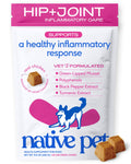 Green-Lipped Mussel Turmeric Collagen Hip and Joint Supplement for Dogs 120 Chews B357
