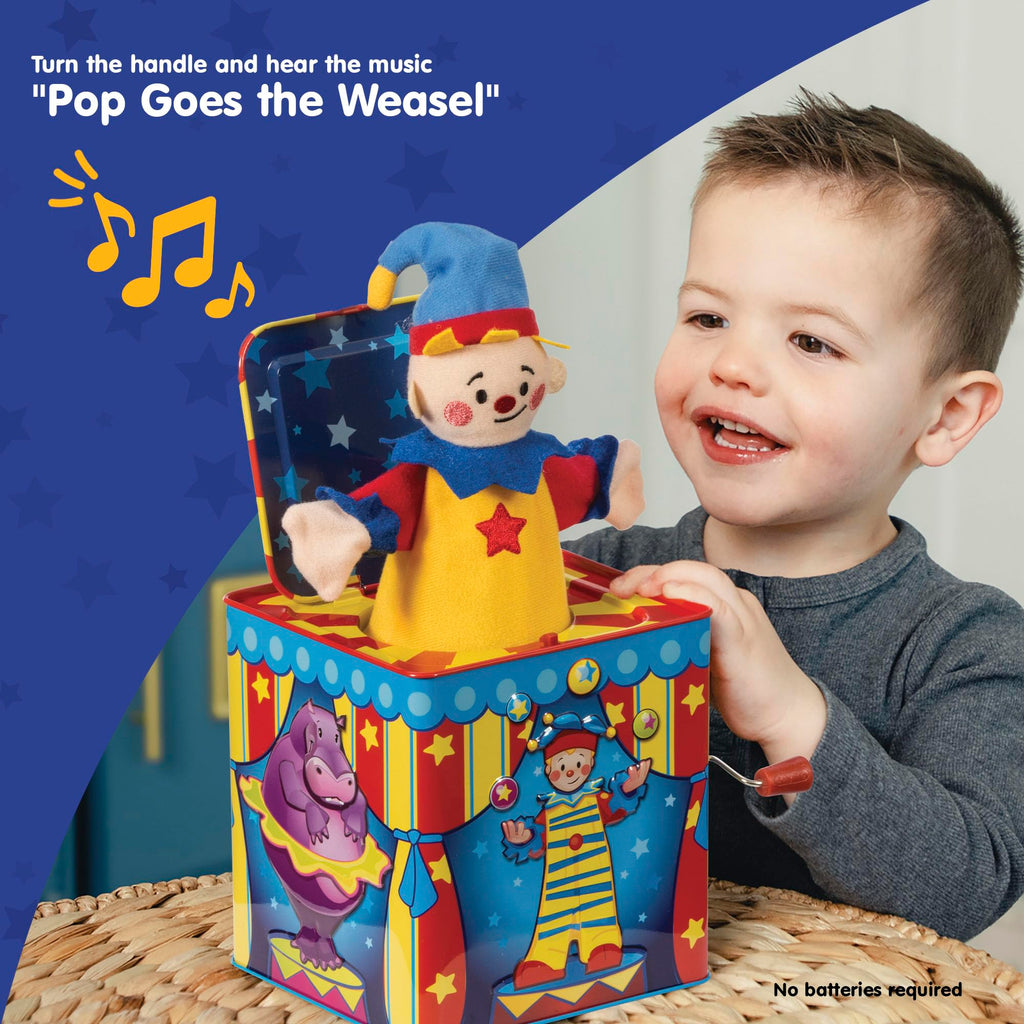 Silly Circus Jack in the Box Musical Toy B747