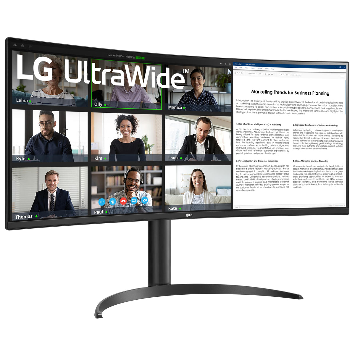 34-inch UltraWide WQHD Curved Computer Monitor H25024