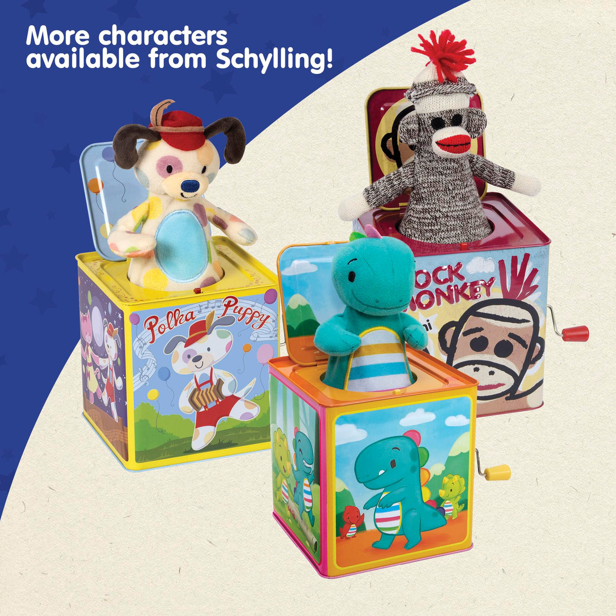 Silly Circus Jack in the Box Musical Toy B747