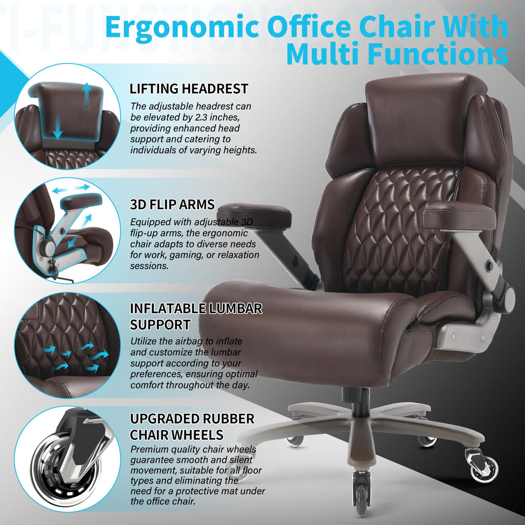 Big and Tall Ergonomic High Back Office Chair M2962