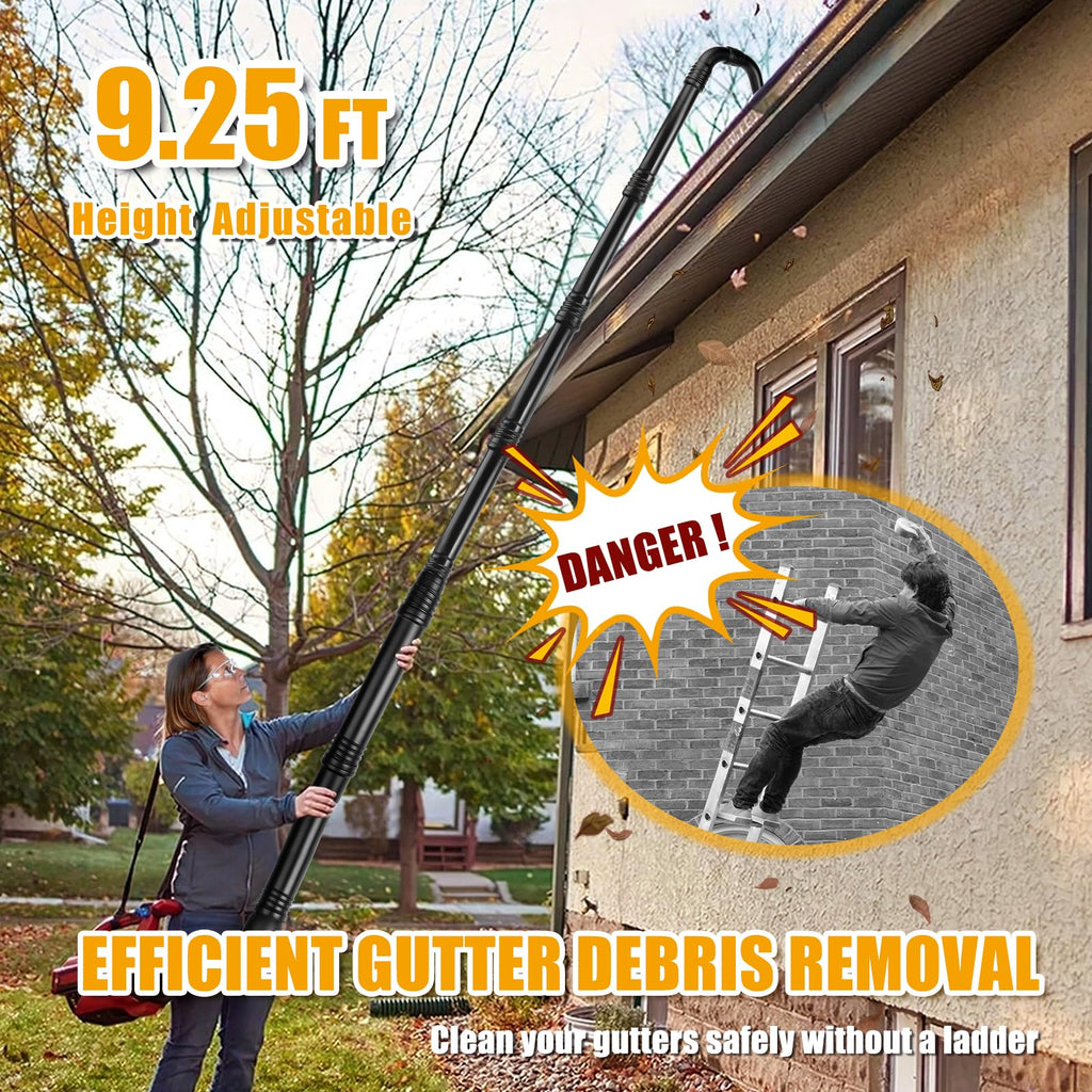 Gutter Cleaning Kit with 360° Adjustable Nozzle D510