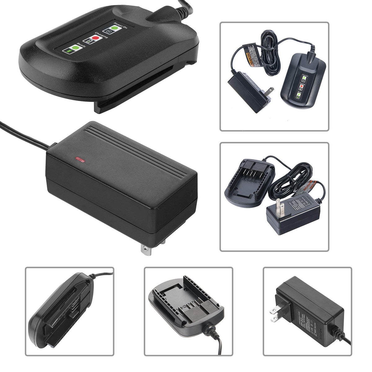 20V 2Packs Lithium Battery and Charger Starter Kit E914