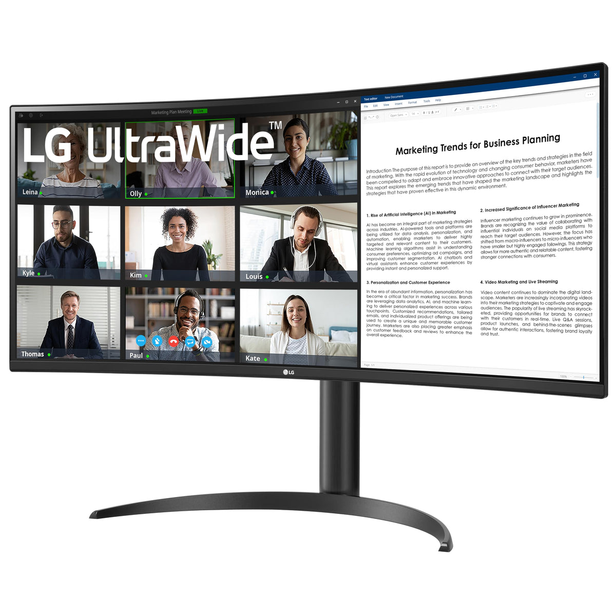 34-inch UltraWide WQHD Curved Computer Monitor H25024
