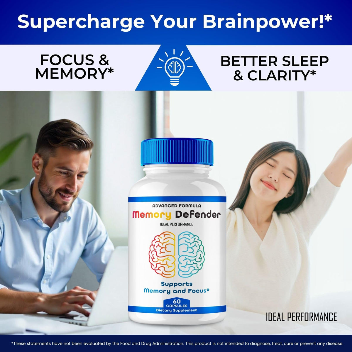 Memory Supplement Pills 2 Pack M654