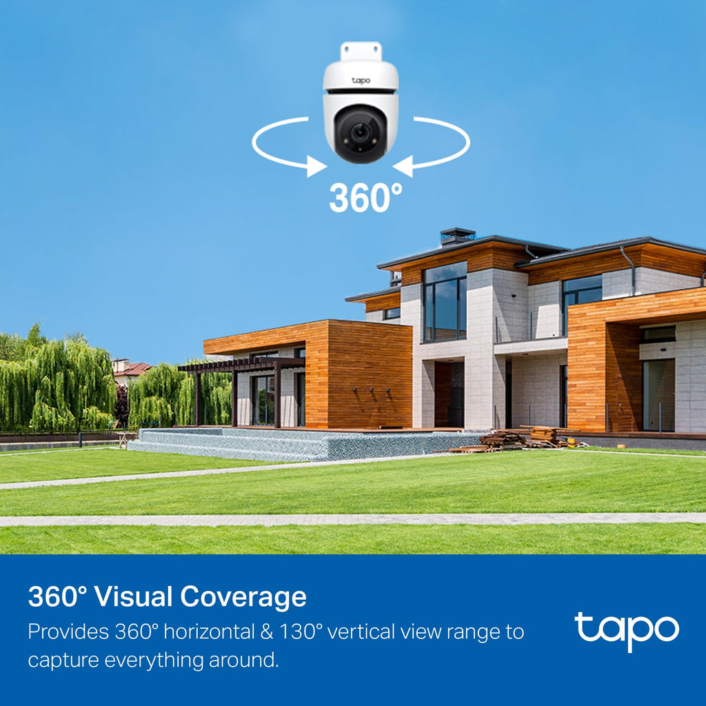 1080P Outdoor Wired Pan/Tilt Security Camera A2873