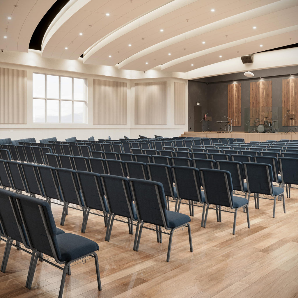Navy 21 in Wide Church Chair L9858