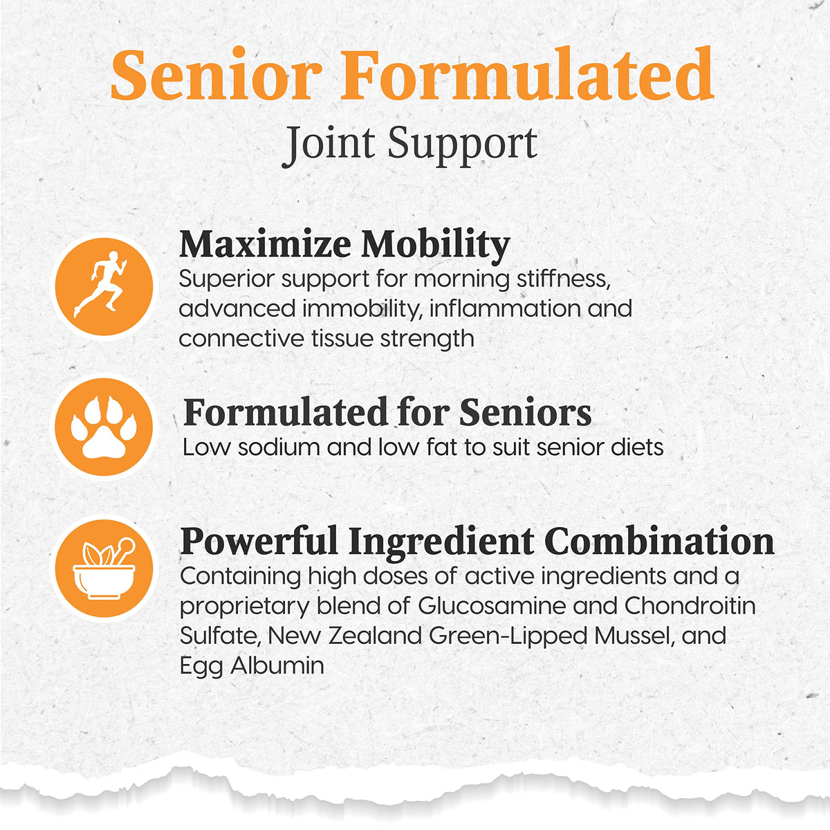 Senior Dogs Soft Chews 90 ct B696