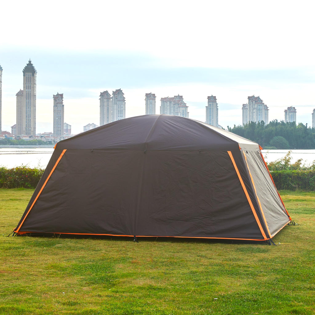 Extra Large 12-14 Person 2 Room Waterproof Double Layer Cabin Tent Z727952