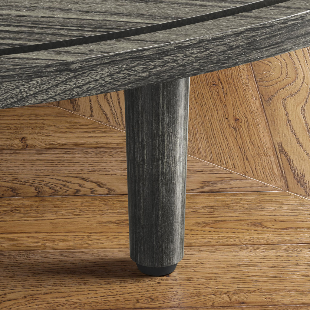 Round Coffee Table, 31.5" Lift-Top with Storage, Grey B9419
