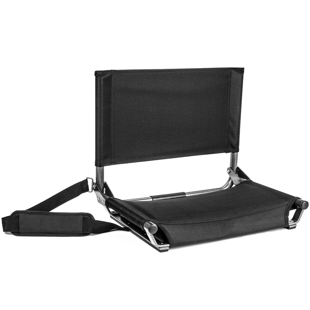 Portable Folding Steel Stadium Seats for Bleachers, Black P25022