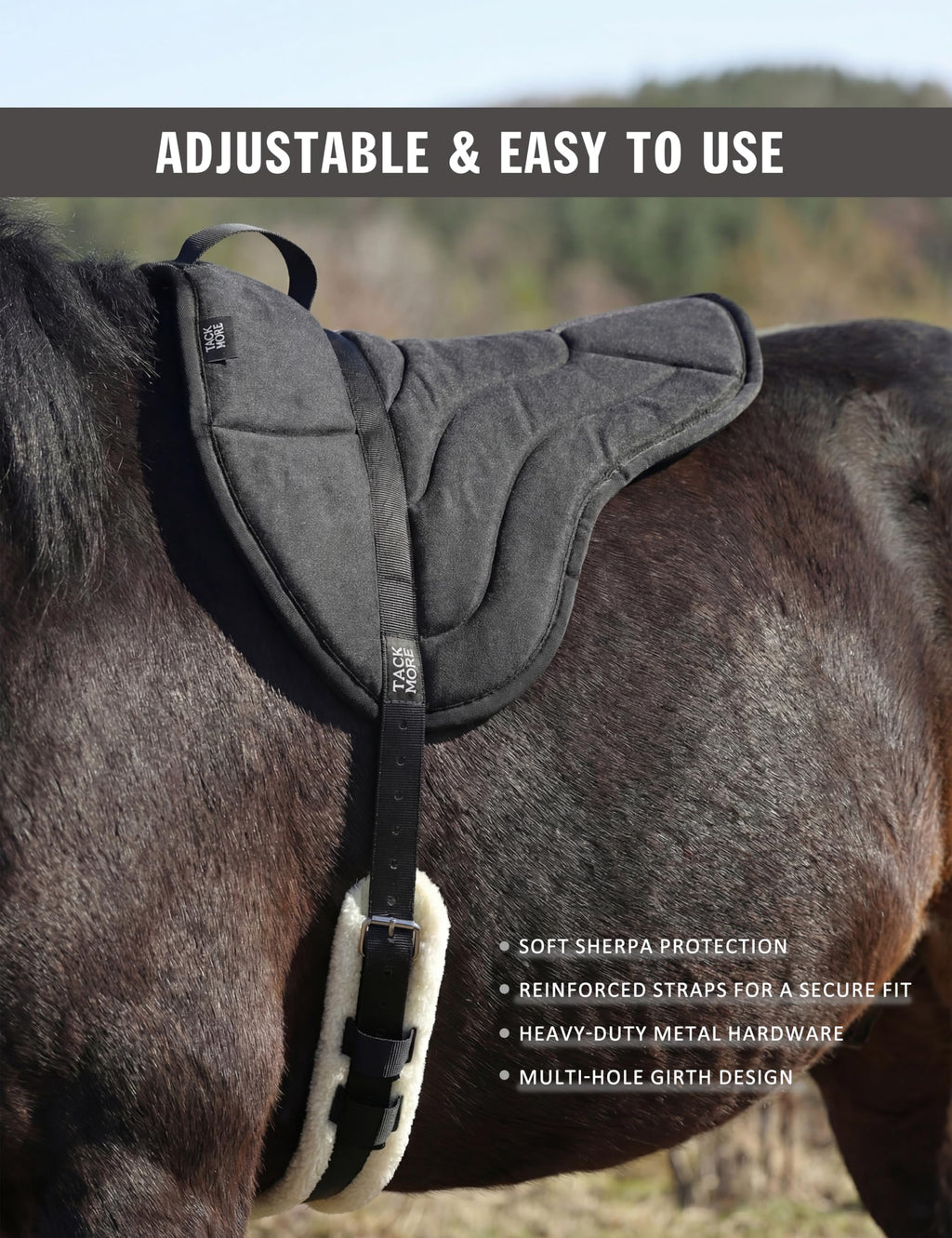 Bareback Pad with Girth Y3612